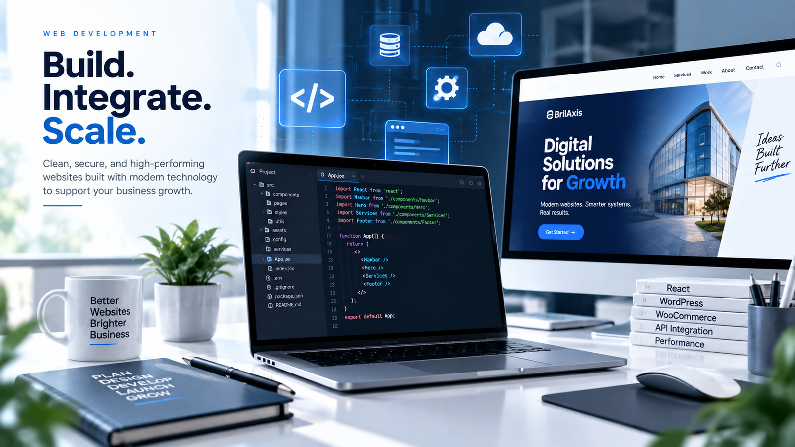 Web development and digital solutions for scalable business websites