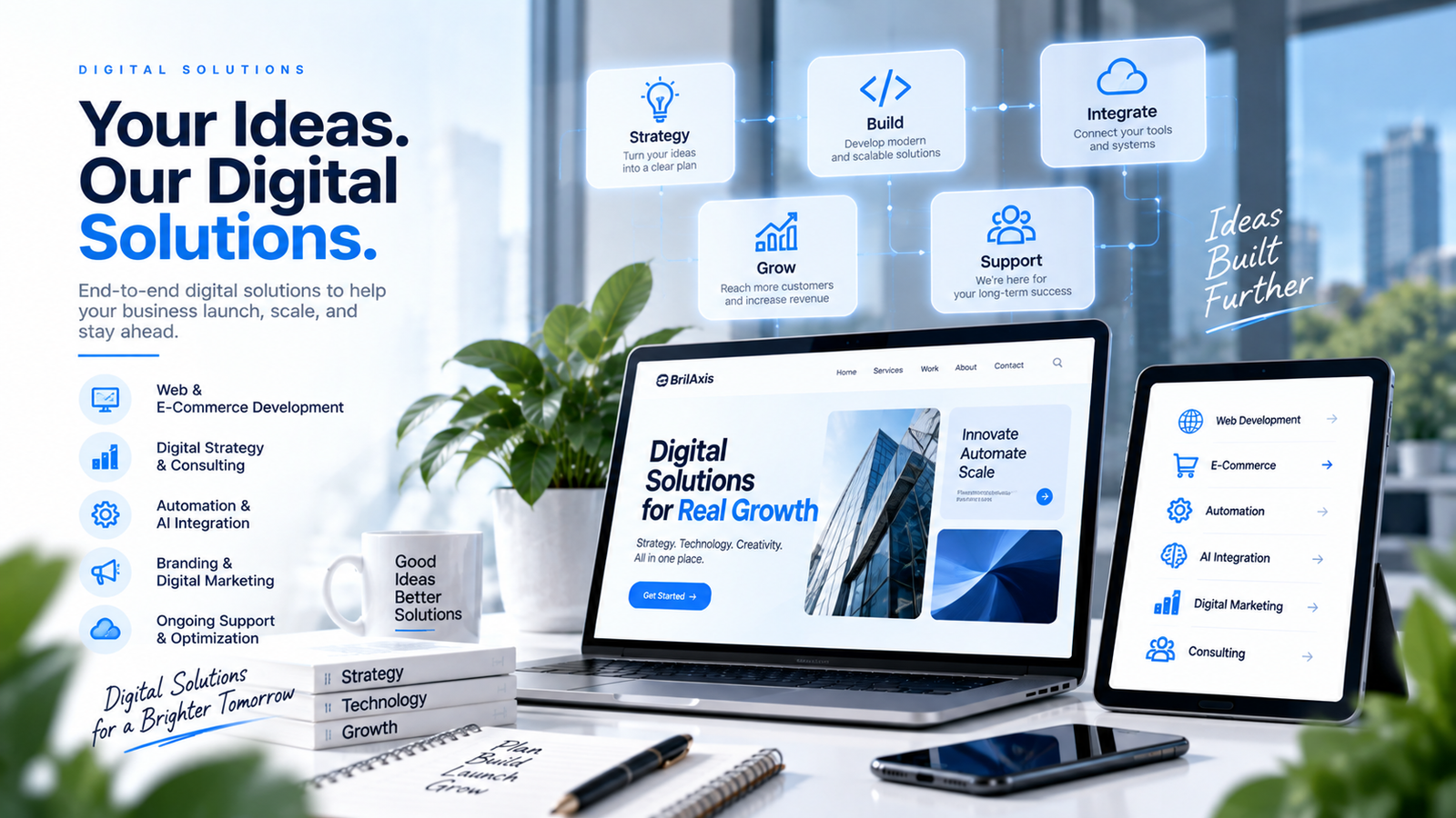 Custom digital solutions for modern business needs and growth